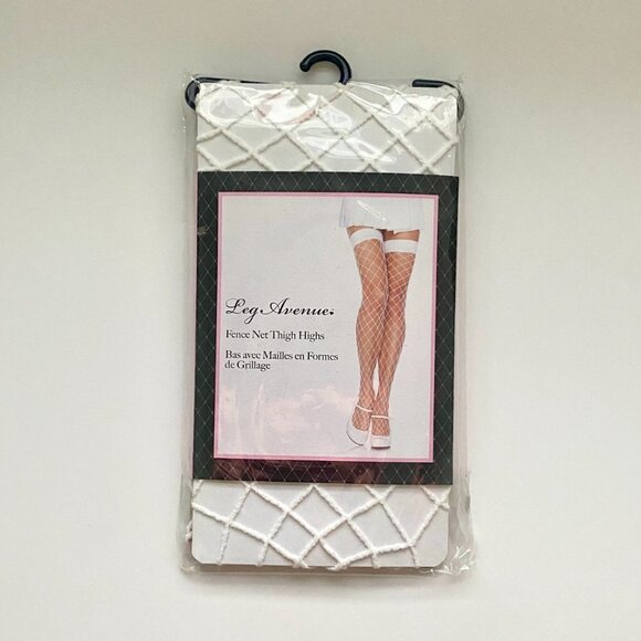 𝅺RAVE Festival Net Thigh High Stockings - Picture 3 of 4